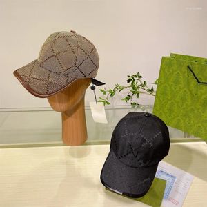 قبعات الكرة مصمم أزياء القبعات الصيفية للبالغين 2 ألوان متوفرة