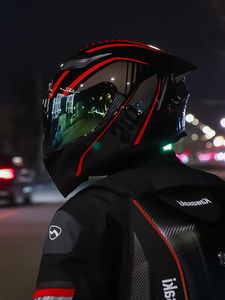 ヘルメットMoto AGV Motorcycle Design Helmet Comfort AGV New National Standard 3C Certification Men's and Women's Motorcycle Full Helmets Riding Safety GZ6T