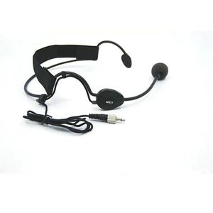 Mikrofoner svart färg headworn headset me3 mikrofon kondensor mic för trådlösa system 3,5 mm skruvlås plugg