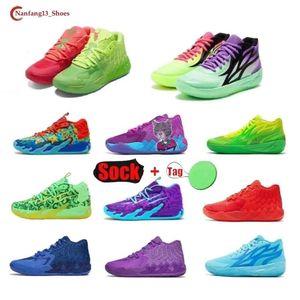 럭셔리 디자이너 Lamelo Ball MB Basketball Shoes Buzz City Men MB.02 Honeycomb Phoenix Phenom Flare Lunar Jade Blue Trainers Sneakers