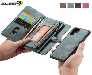 Huawei P20 P30 Mate20 Pro Lite Luxury Magnetic Wallet Purse Card Holder Bags Coqe C4393357 용 레트로 가죽 이동식 P30Pro 케이스.