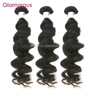 Wefts Glamorous Cheap Hair Bundles Italian Wave 4st Human Hair Weave Extensions Full nagelband Brasiliansk malaysisk indisk peruansk jungfru