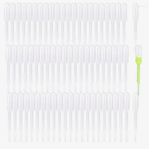 Storage Bottles 10Pcs Plastic Disposable Transfer Pipettes 0.2-10ML Graduated Eye Dropper For Lip Gloss Essential Oils Laboratory Science