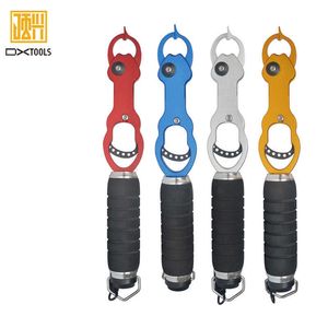 Fishing Products Tools Lightweight Fish Scale Gripper With Non-Slip Handle Custom Colorful Aluminum Fishing Lip Grip