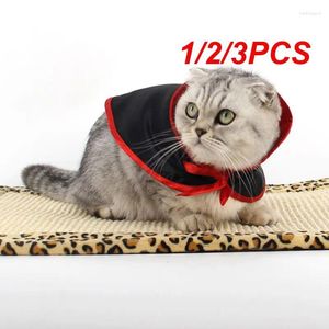 Katzenkostüme 1/2/3PCS Haustier Halloween Umhang Schal Warm Niedlich Cosplay Vampir Umhang Hut Kawaii Cape Kleidung Hund Papagei