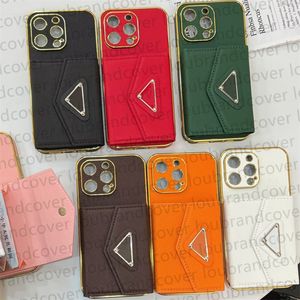 iPhone 15 Pro Maxケースデザイナー電話ケースカードホルダーApple iPhone 14 Pro Max 13 12 11 Pro 14 Plus 15 Plus X XR XS Max Wallet Case Triangle P Gold Border Mobile Cover