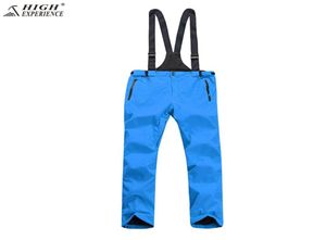 skiing pants high new snow suspenders 2022 orange snowboard overalls experience winter men2261701