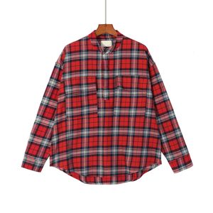 Men's designer shirt long sleeve autumn and winter new men's large size loose shirt foreign trade youth the same casual shirt