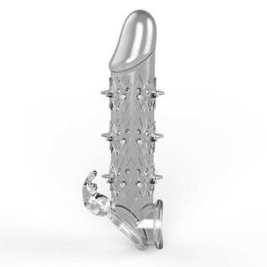 Toys Sex Dolls Massager Masturbator for Men Women Blowjob Vaginal Automatic Sucking Hollow Wearing Crystal Wolf Teeth Set Enlarges Thick Penis Delayed Sperm Locki