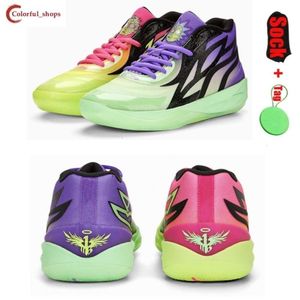 Lamelo Ball MB.02 Rick and Morty Explice Damping Basketball Shoes Queen City Mens 여성 신발 운동화