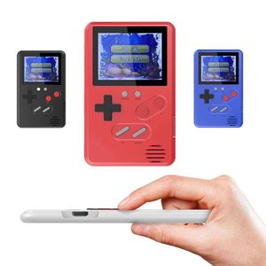 78 mm ultradünner Mini-Handheld-Game-Player Retro-Videospielkonsole 500 Spiele Kindergeschenk Mtjpf