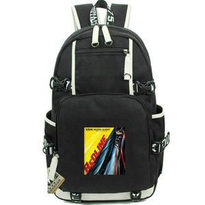 Redline backpack Red Line daypack Automobile Race Cartoon school bag Print rucksack Casual schoolbag Computer day pack