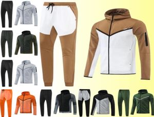 NK Tracksuit Designer Coats Jackets Autumn Sportwear 11 Colors Mans Womens Tech Fleece Sports Pants Jogger Trousers Passar Windbre5741288