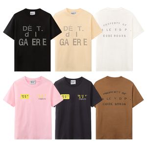 Erkek Tasarımcı Galerileri T-Shirt Lüks Marka Tişörtleri Erkek Kadınlar Kısa Kollu Yaz Nedensel Tees Hip Hop Street Giyim Üstleri Şort Giysileri Çeşitli Renkler-15