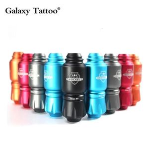 Máquina foguete mini tatuagem hine caneta elétrica liga de alumínio nova tatuagem conjunto arma curta japão motor sem fio tatuagem hine kit completo