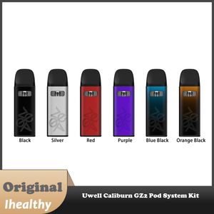 Kit sistema pod originale Uwell Caliburn GZ2 Batteria incorporata da 850 mAh 17 W con cartuccia Caliburn G2 da 2 ml E sigaretta Vape Fit Bobina Caliburn G / G2