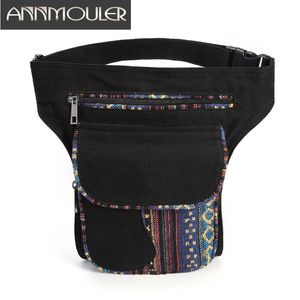 Annmouler TALIST BAG FOR Women Bohemian Style Fanny Pack Ladies