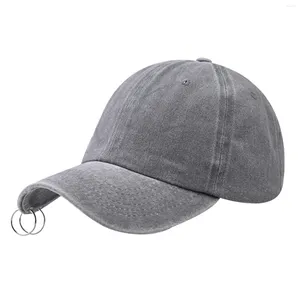 Boll Caps män damer hatt mode baseball cap denim spänne utomhus klassiker ha oh hattar för stora huvuden kvinnor lurar