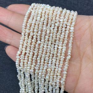 Armbänder, 100 % natürliche Süßwasserperlen, flache Perlen, 34 mm, für DIY-Schmuckherstellung, Charm-Schmuck, Armbänder, Halsketten, Ohrringe, Zubehör