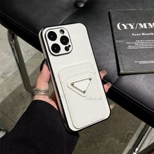 Atiptop Compatible con iPhone 15 Funda clásica con patrón de monograma Funda para teléfono móvil 14Promax 15promax 15pro 14plus 15 13 12 11 XR Funda de cuero con estilo de diseñador de lujo