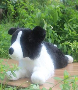 simulazione animale cane peluche bambola realistica border collie bambole animali da compagnia per bambini amici regalo decorazione 24 pollici 60 cm DY2063451