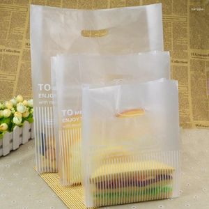 Gift Wrap 100pcs Bake Cake Packaging Bags Toast Bag Dessert Takeout Packing Bag.Three Sizes Can Be Selected