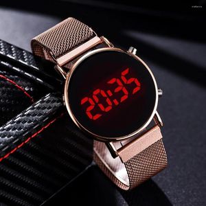 Wristwatches Women Watches Electronic Watch Foreign Trade Ladies Fashion Led Explosion Digital Display Reloj Para Mujer