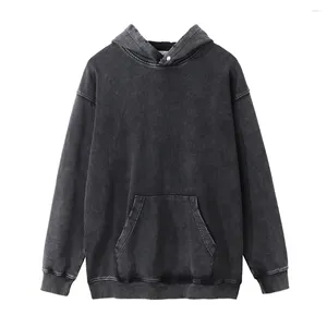 Män s hoodies hög kvalitet överdimensionerad årgång för kvinnor gata kläder tungt terry huva tröja hip hop pullover kläder