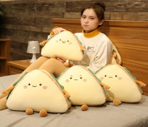 Simulation food sandwich cake plush toy cartoon cute bread filling doll soft nap pillow sofa cushion creative girl birthday gift2917855