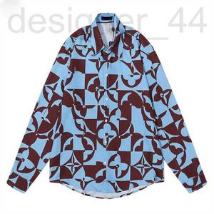 Men's Casual Shirts designer 8 Luxury Floral For Autumn L Long Sleeve Slim Asual Shirt Business Social Formal Dress Tops Street Party Tux#821 4VWT