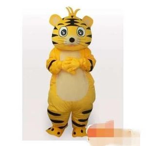 Trajes personalizados recém-amarelo tigre mascote traje adulto tamanho frete grátis