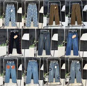 Denim Pants Designers Jeans For Women Designer Classic Trousers Lady Jean High Street Long Pants Mixed Styles