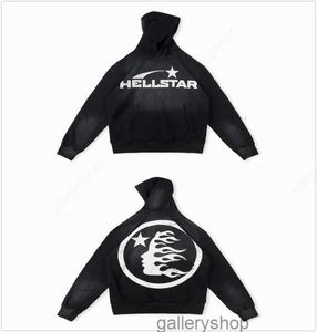 Hellstar Hoodie Tasarımcı Hoodies Sweatshirts Portre Yüksek Sokak Tide Hop Hip Kalınlaştırılmış Athleisure El Boyalı Cepler Kadın Sweaters Hoody 01GGDM