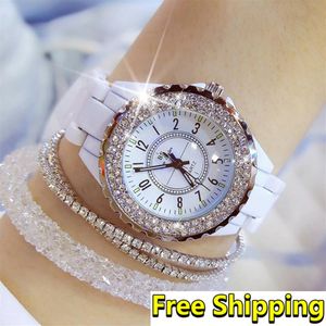 Watches Women Top Brand Luxury Fashion Ceramic Watch Women Diamond Montre Femme 2021LADIES handledsklockor för kvinnor 201217215f