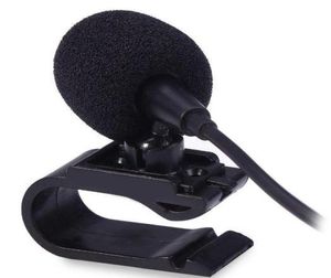 Professionals Car Audio Microphone 35mm Jack Plug Mic Stereo Mini Wired Extern Microphone For Auto DVD Radio 3M LongProfessiona5536626