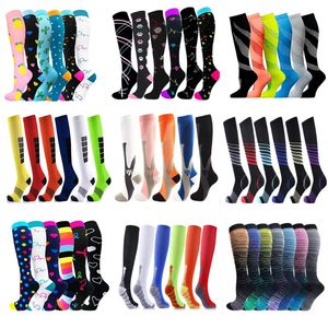 Dropship Compression Strumpor Partihandel Socks Män kvinnor för ödem diabetes åderbråck Atheletic fotbollsfotboll 240104