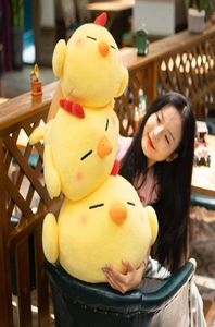 Stuuffed Plush Animals Physical Shootingcute Simulation Cole Net Red Duck Animal Cloth Doll Girge Little Yellow Chicken Cott9984681