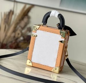 Lüks kutu çantası gerçek deri tasarımcı çanta aynası kaliteli alışveriş çanta ünlü kamera küçük crossbody cüzdan mini