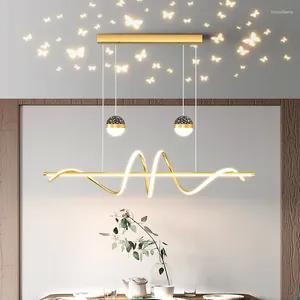 Pendant Lamps Modern Revolve Led Lights Dimmable Black Gold For Table Dining Kitchen Accesories Office Chandelier Home Decor Fixture