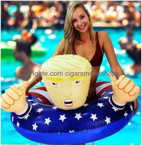 Trump 2024 Mantieni l'America Grande enorme successo Piscina galleggiante per i democratici estivi Consegna gonfiabile presidenziale a casa G Dhnba