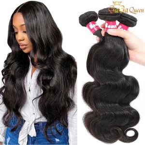 Wefts Mink Brazilian Body Wave Virgin Hair Bundle Deals Wet and Wavy Brazilian Human Hair Extensions未加工のバージンヘアバンドル