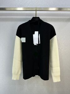 1125 2023 Милан, осенний женский свитер, брендовый белый свитер в том же стиле, с длинным рукавом, высокое качество, женские weilanG11