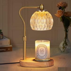 Candle Holders Warmer Lamp With Timer Dimmer Height Adjustable Scented Candles 230625 Drop Delivery Home Garden Dhvnx