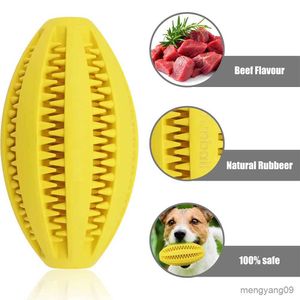 Dog Toys Chews Pet Dog Toy Interactive Rubber Balls for Small Large Dogs Puppy Funny Chewing Toys Pet Tooth Cleaning Dog Food Ball Pet Supplies