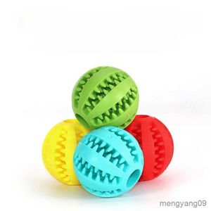 Dog Toys Tuggar 5 cm husdjursleksak Interaktiva gummibollar för små stora hundar valpkatt som tuggar leksaker pet tandrengöring oförstörbar hundboll