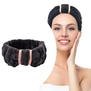 Banyo Aksesuar Seti Spa Kafa Bantları Mikrofiber Yüz Yıkama Kafası Yıkama/Yüz Makyajı/Havlu Kadınlar için Yıkama