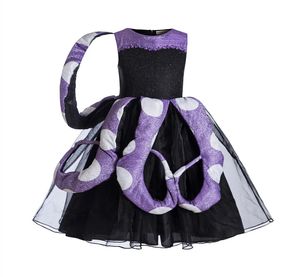 Ursula Dress Sea Witch Cosplay Villain Halloween The Little Mermaid Monster Costume The Kids Costus Tutus 240104