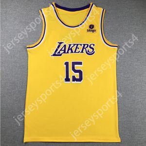 Homens Finais Basquete Lebron James Jersey Leakers Reaves 15 Bryant Camisa Todas as cores da equipe Esporte Amarelo Top Ed S--6XL