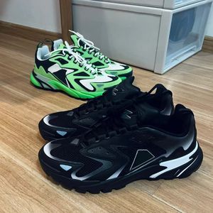 2024 Designer Casual Shoes Men runner tatic Sneaker Luxurys technical mesh leather Runners Genuine Leather Dynamic technological Sneakers Shoes size 38-45