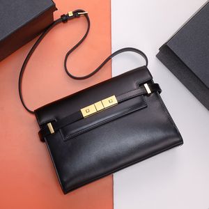 Högkvalitativa väskor Stick Bag Manhattan Fashion Designer Shoulder Brand Luxury Handväska Läder Kvinnors Messenger Black Wallet Premium Crossbody Manhattan Handväskor